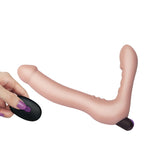 IJOY Rechargeable Strapless Strap on w Remote