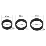 Silicone 3 Pc Pro Cock Ring Set