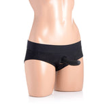 Lace Envy Panty Harness Black S/M