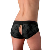 Lace Envy Panty Harness Black S/M