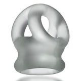Tri Squeeze Cocksling Ballstretcher Clear Ice