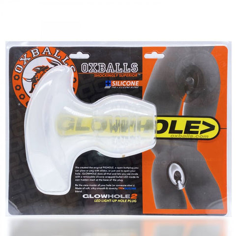 Glowhole1 Buttplug S Clear Frosted