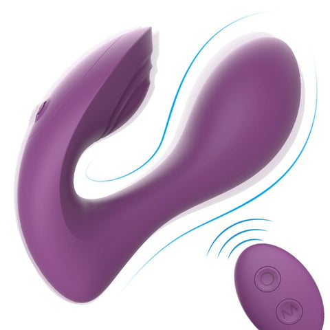 Orchid Vibrator w Remote Purple