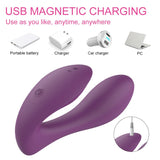 Orchid Vibrator w Remote Purple