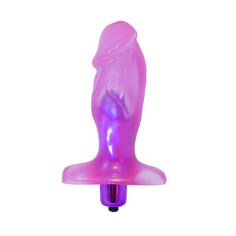 Small Cock Plug w Vibration Purple