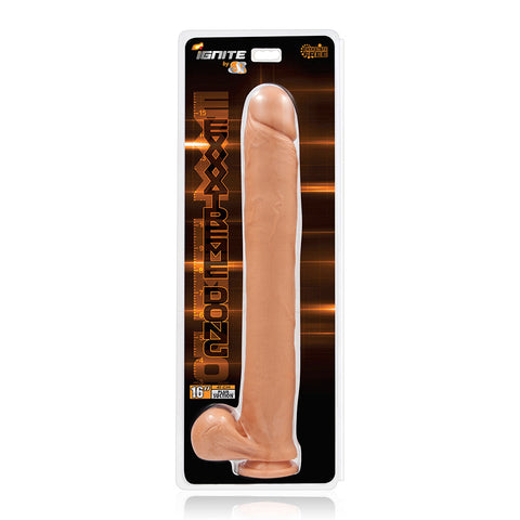 Exxtreme Dong w/ Suction Flesh 16in