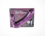 Strapless Strap On Vibrating Silicone L - Purple