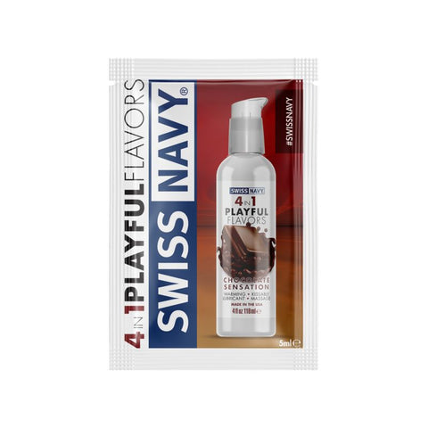 Swiss Navy Chocolate Sensation Lube 5ml Sachets (100 pack)