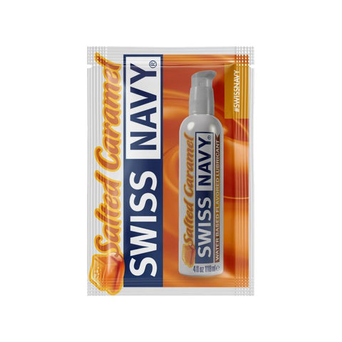 Swiss Navy Salted Caramel Lube 5ml Sachets (100 Pack)