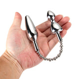 Silver Dome Double Metal Plug