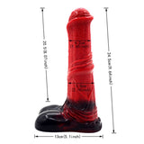 Horse Dildo Red